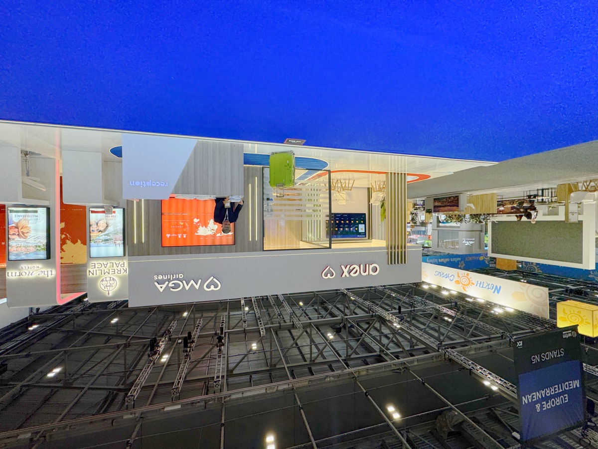 ANEX Tour Bespoke stand at WTM London, view 4