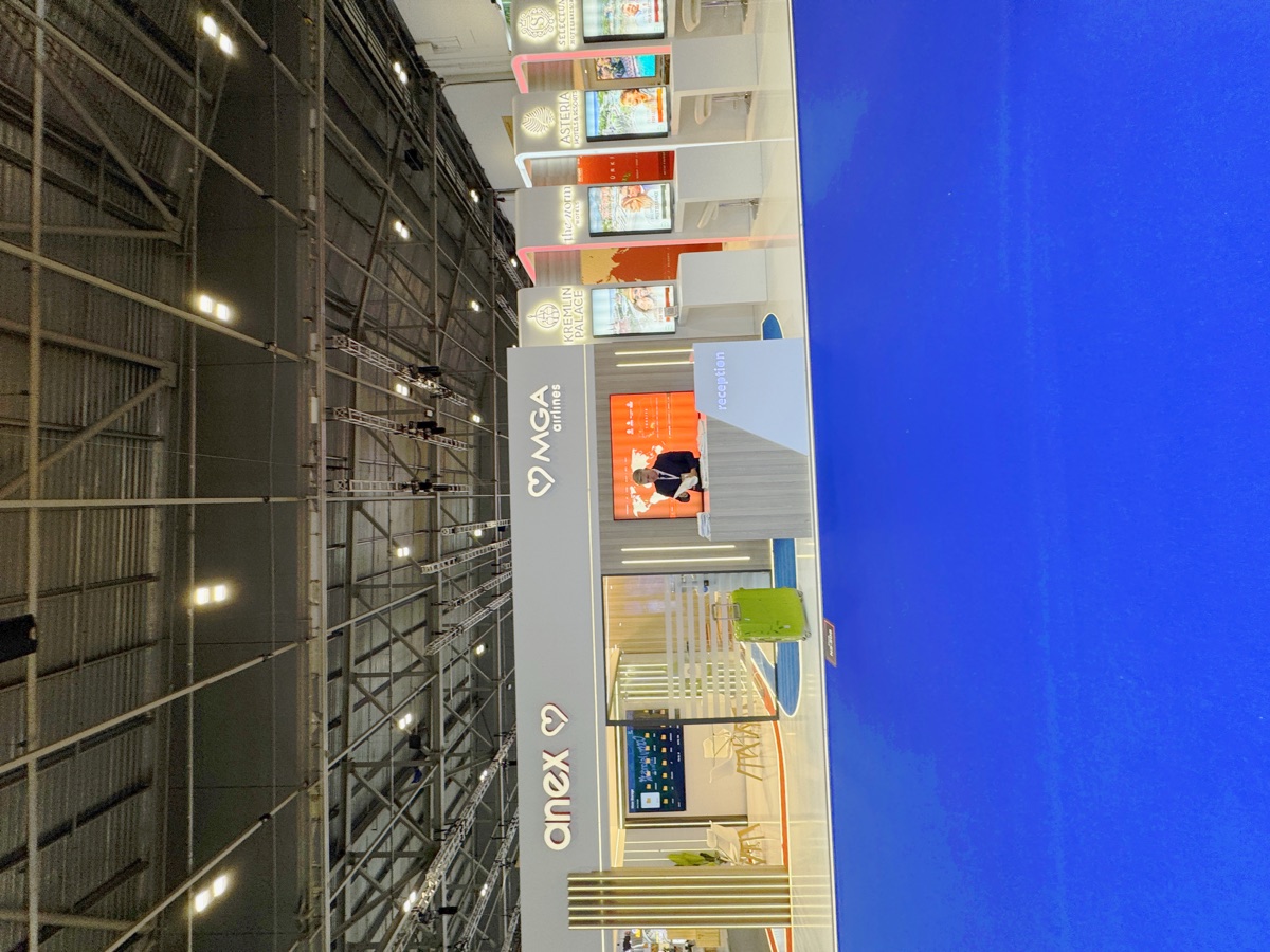 ANEX Tour Bespoke stand at WTM London, view 6