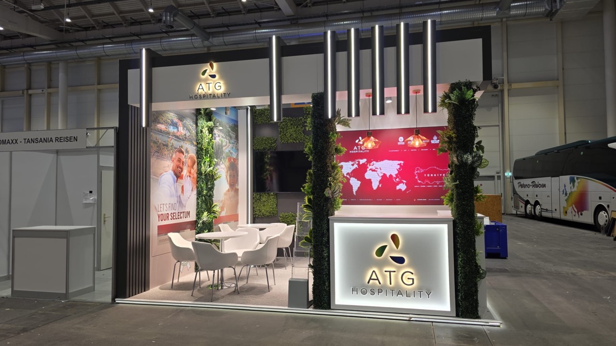 ATG Hospitality Bespoke stand at REISEN & CARAVANING Hamburg; CMT Stuttgart; f.re.e Munich, view 1