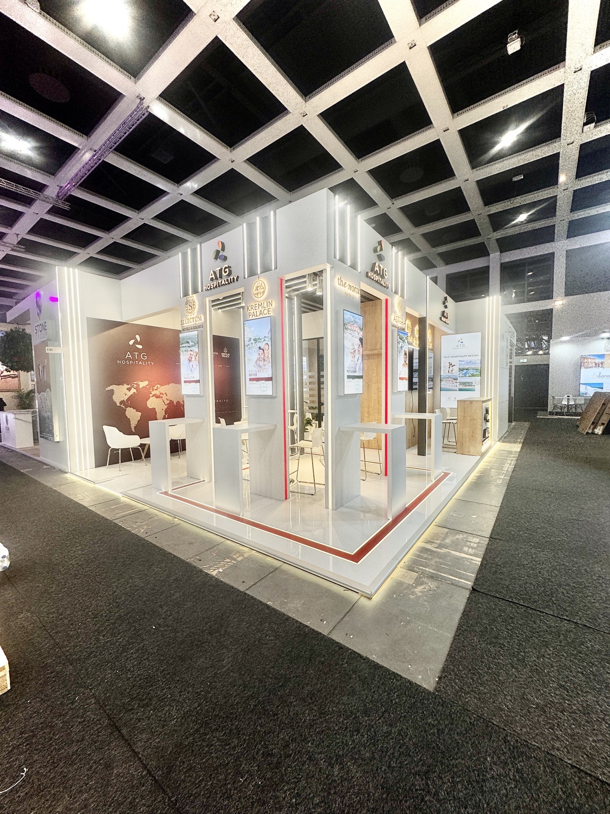 ATG Hospitality Bespoke stand at ITB Berlin, view 1