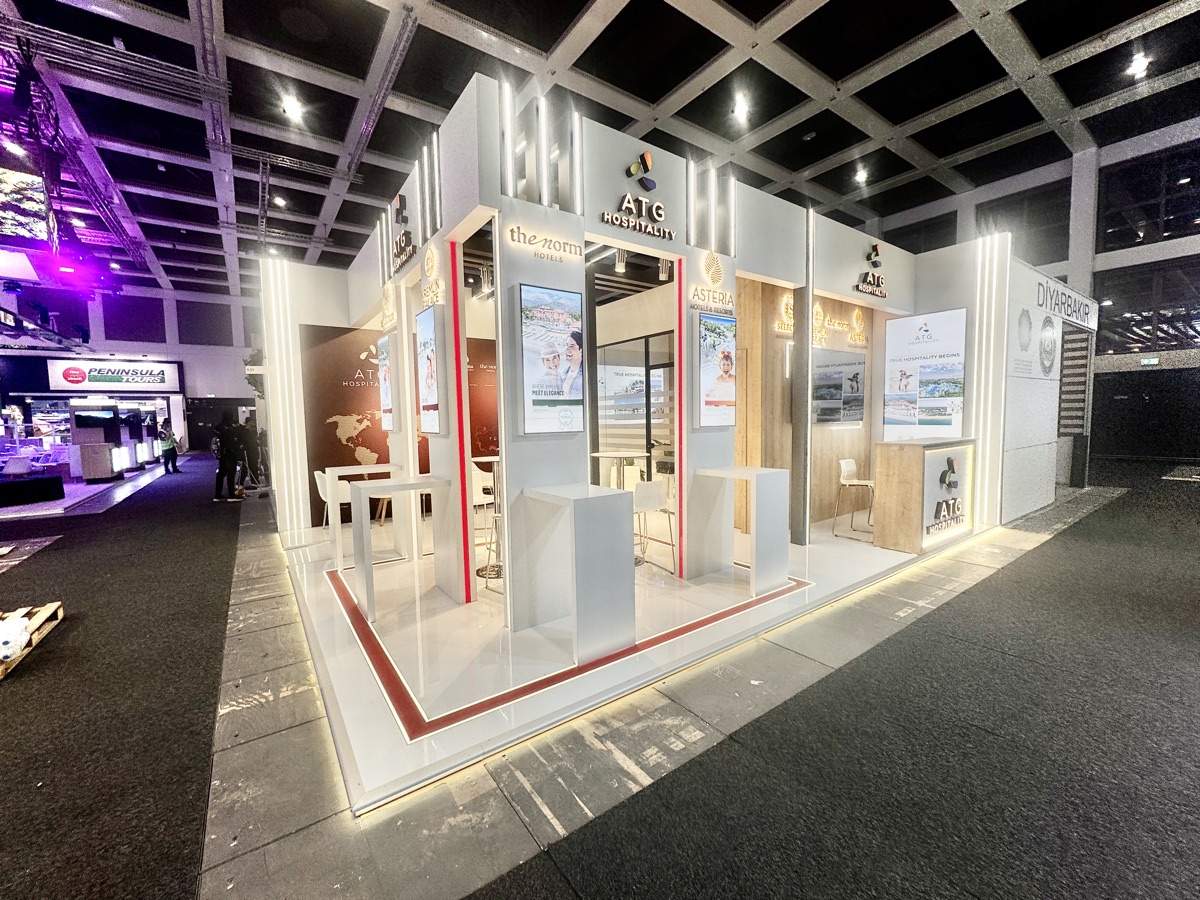 ATG Hospitality Bespoke stand at ITB Berlin, view 9