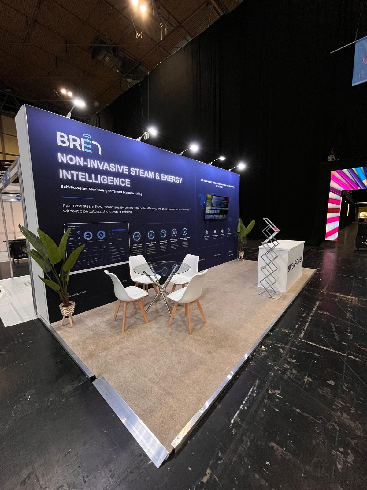 Bren Power DUM FLEX stand at Smart Manufacturing Week, view 1