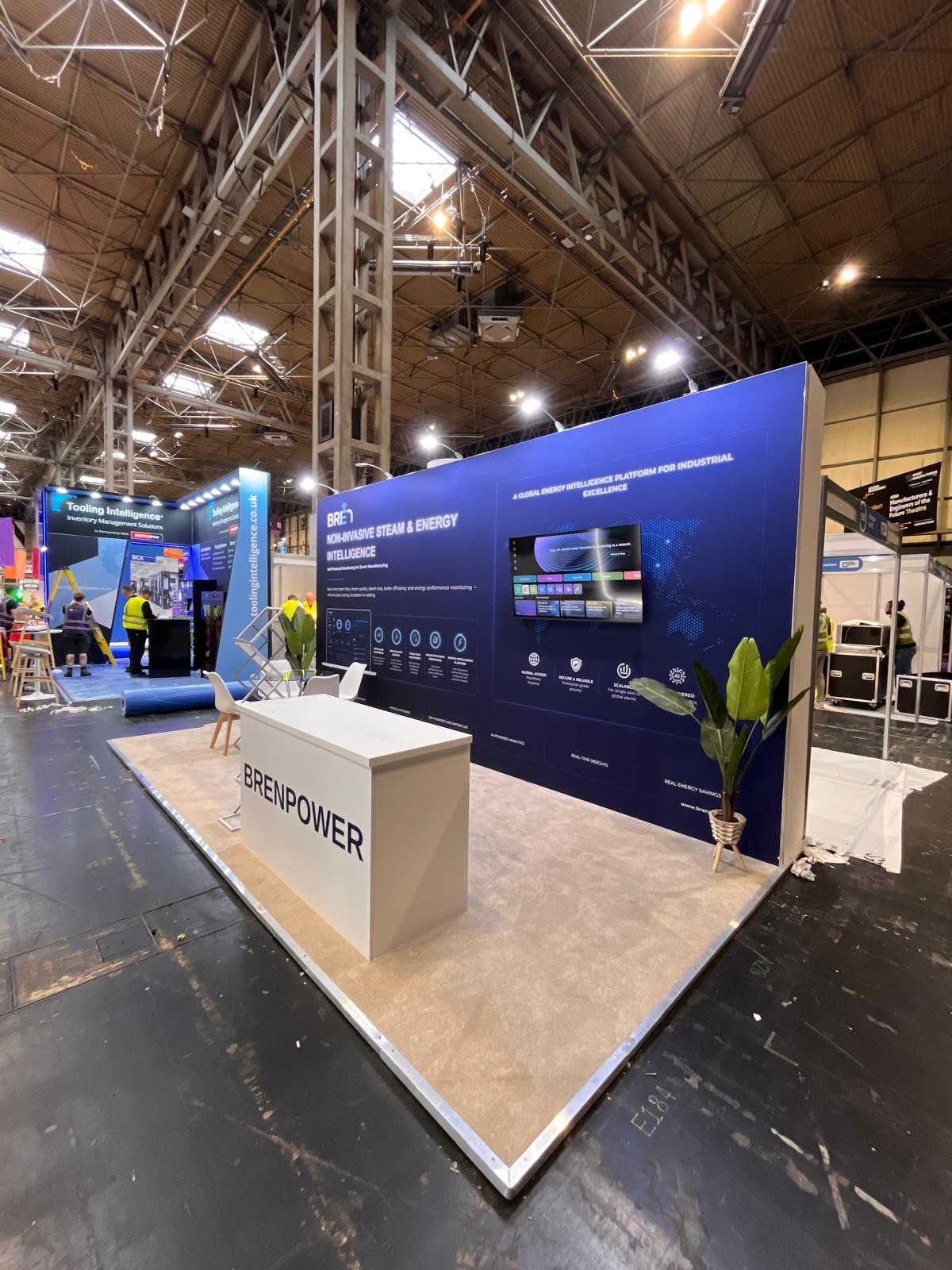 Bren Power DUM FLEX stand at Smart Manufacturing Week, view 3