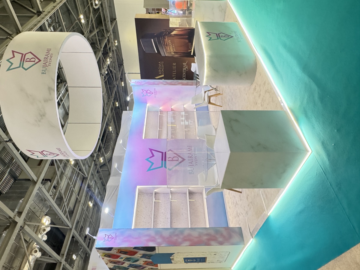 Bujairami Sydney DUM FLEX stand at Tones of Beauty Expo, view 1