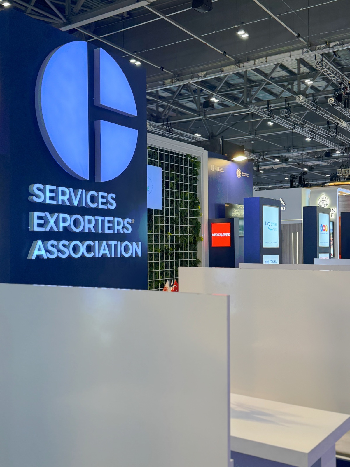 Service Exporters’ Association (HİB) Bespoke stand at WTM London, view 3