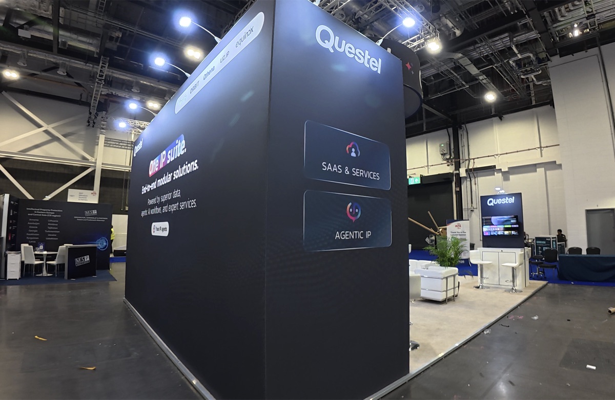 Questel DUM FLEX stand at INTA Annual Meeting, view 6