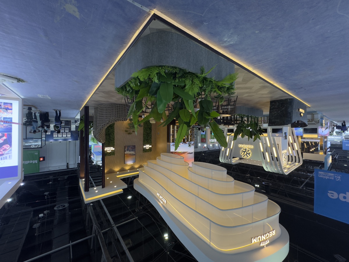 Regnum Hotels Bespoke stand at Arabian Travel Market, view 1
