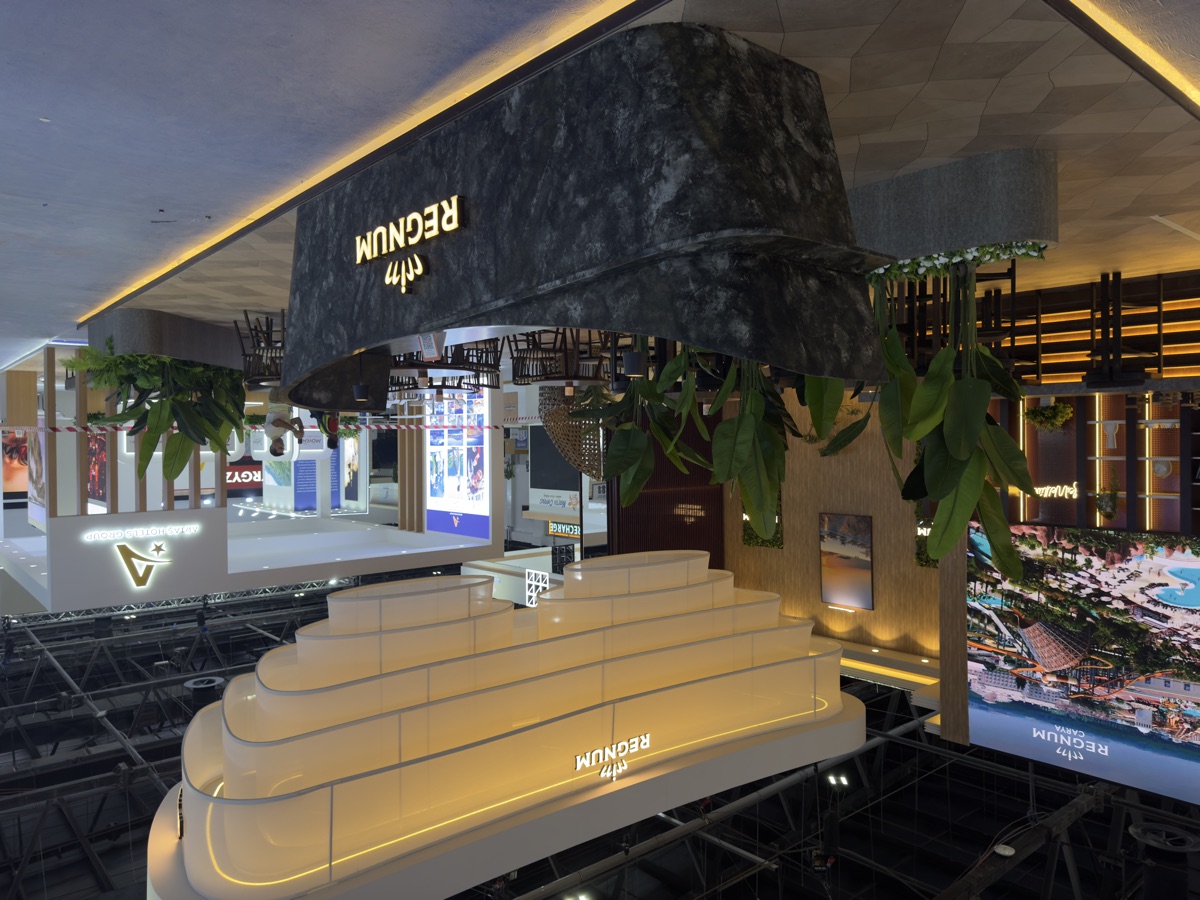 Regnum Hotels Bespoke stand at Arabian Travel Market, view 2