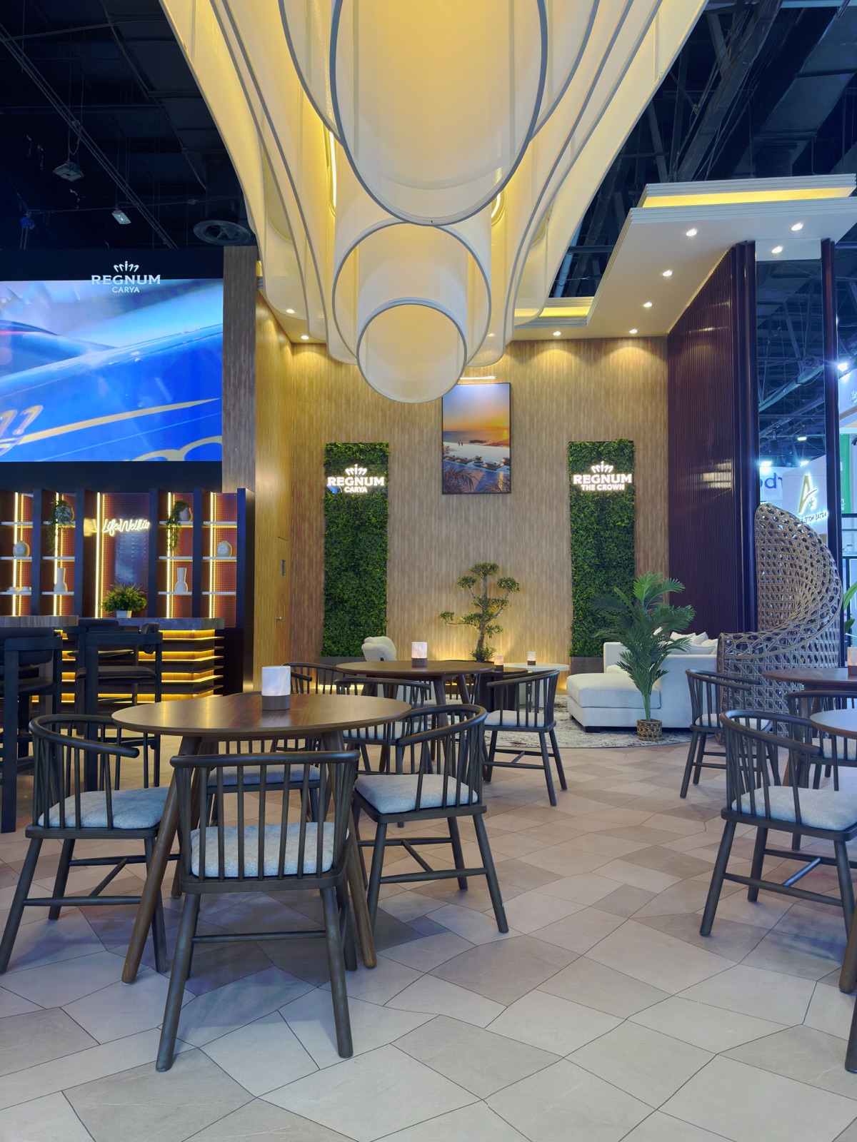 Regnum Hotels Bespoke stand at Arabian Travel Market, view 7
