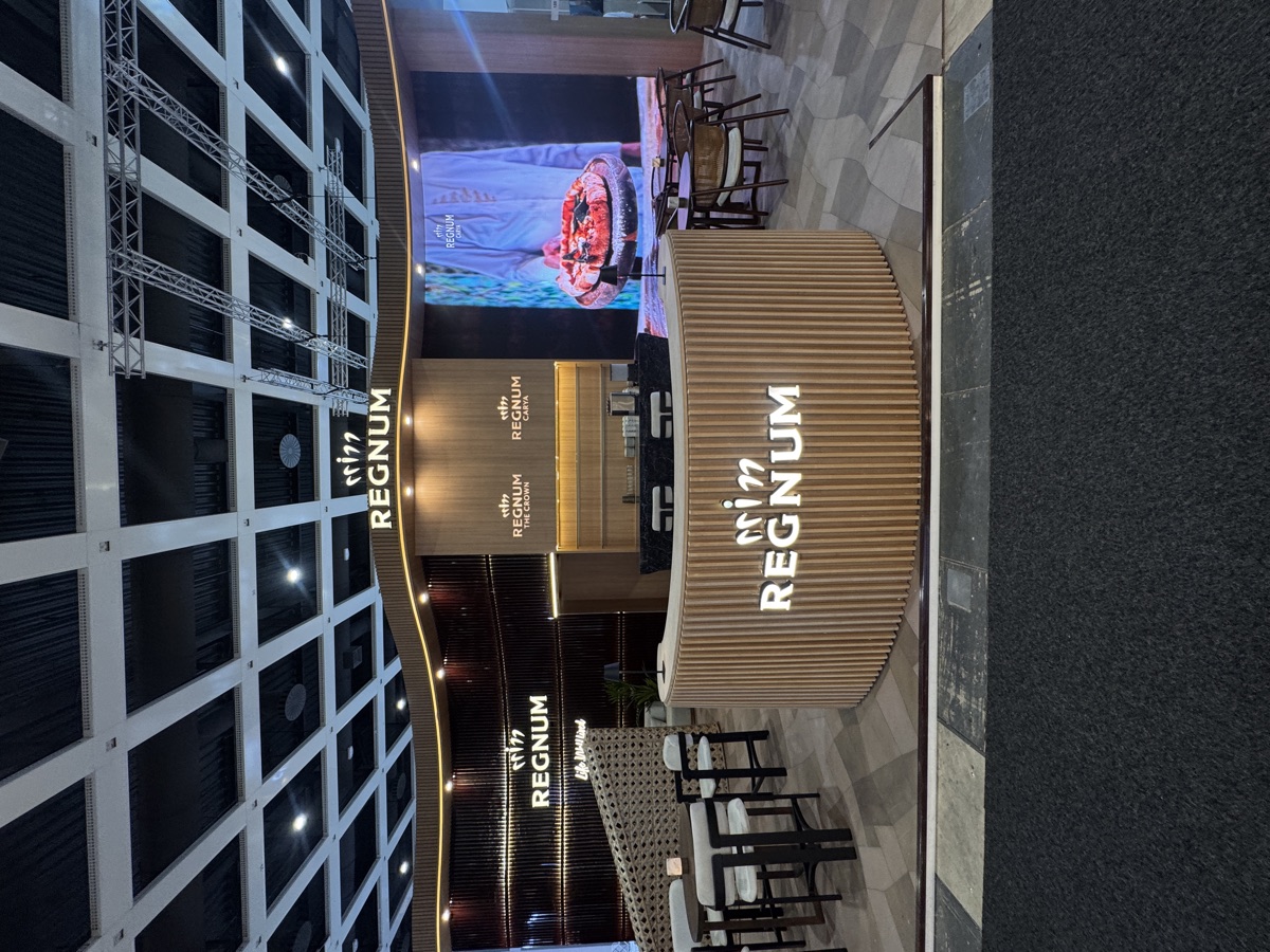 Regnum Hotels Bespoke stand at ITB Berlin, view 2