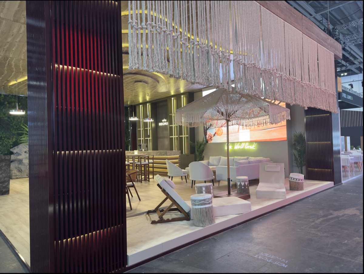Regnum Hotels Bespoke stand at WTM London, view 5