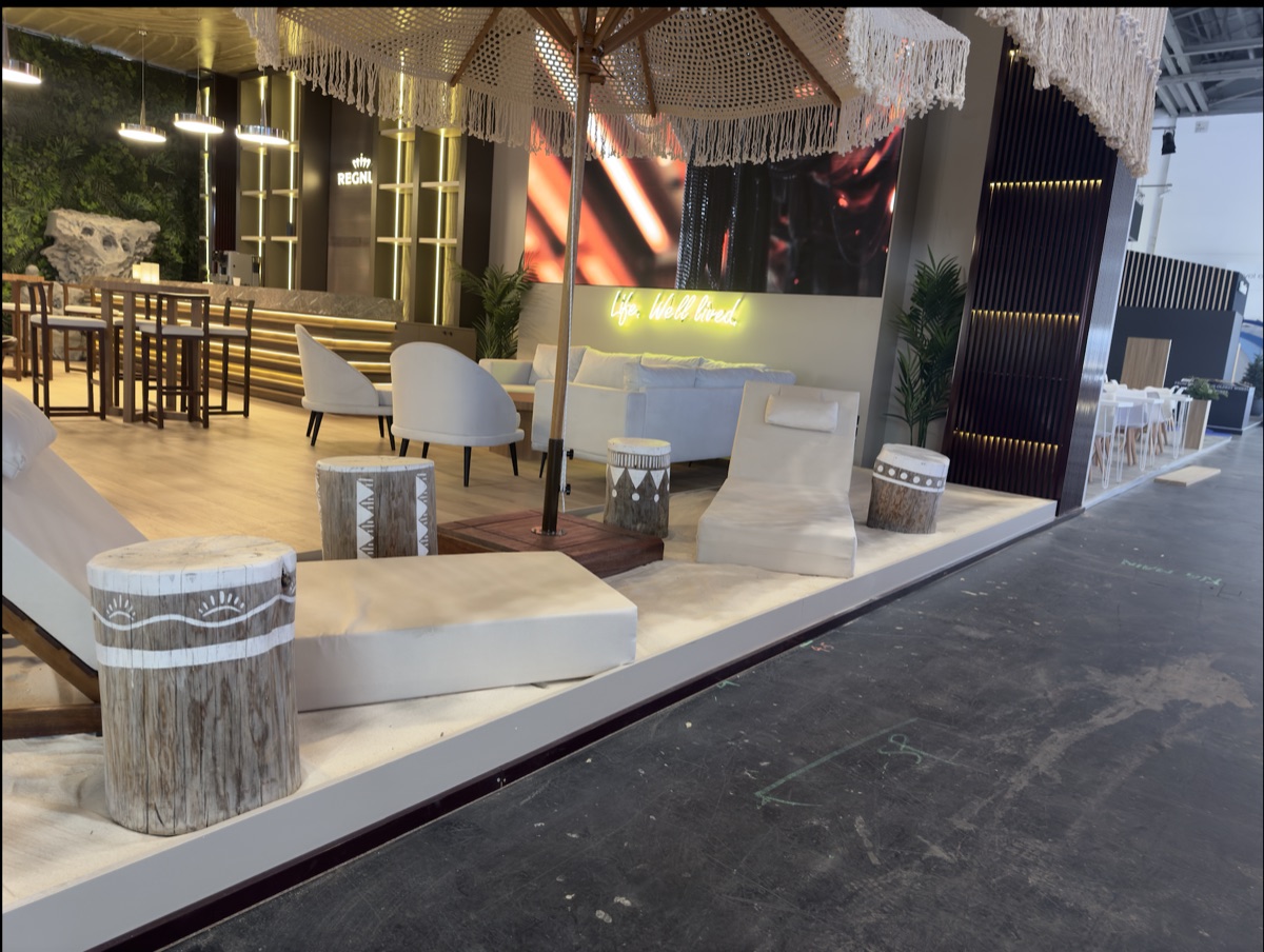 Regnum Hotels Bespoke stand at WTM London, view 9
