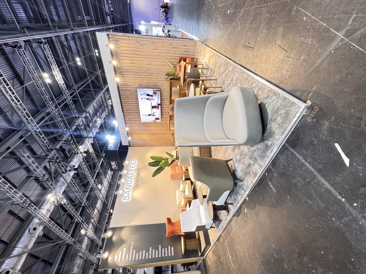 Sandalyeci Bespoke stand at Passenger Terminal Expo, view 1
