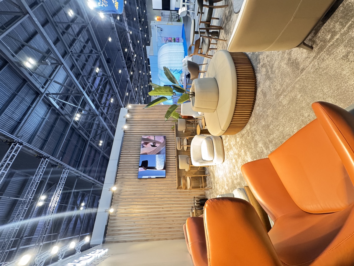 Sandalyeci Bespoke stand at Passenger Terminal Expo, view 4