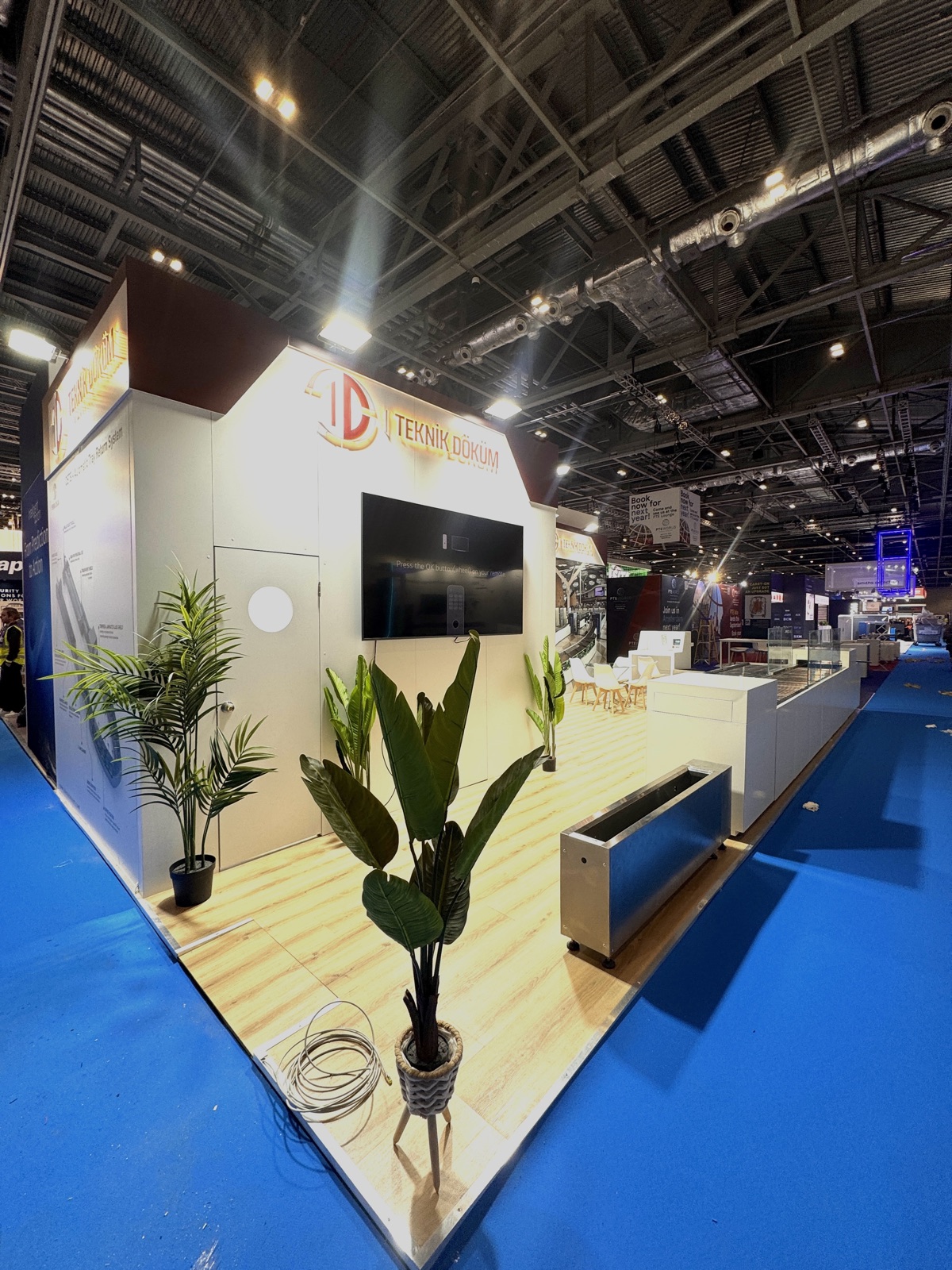 Teknik Döküm Bespoke stand at Passenger Terminal Expo, view 1