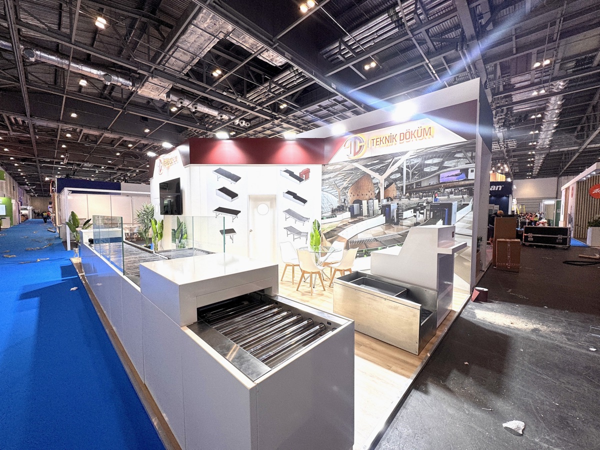 Teknik Döküm Bespoke stand at Passenger Terminal Expo, view 4