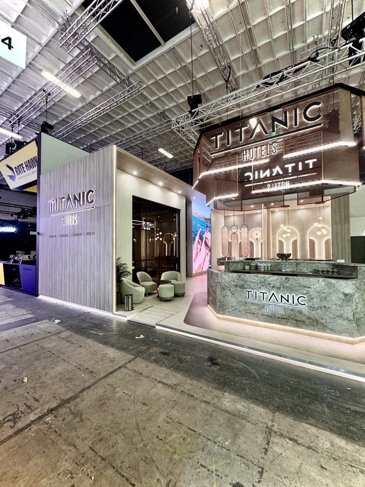 Titanic Hotels Bespoke stand at ITB Berlin, view 3