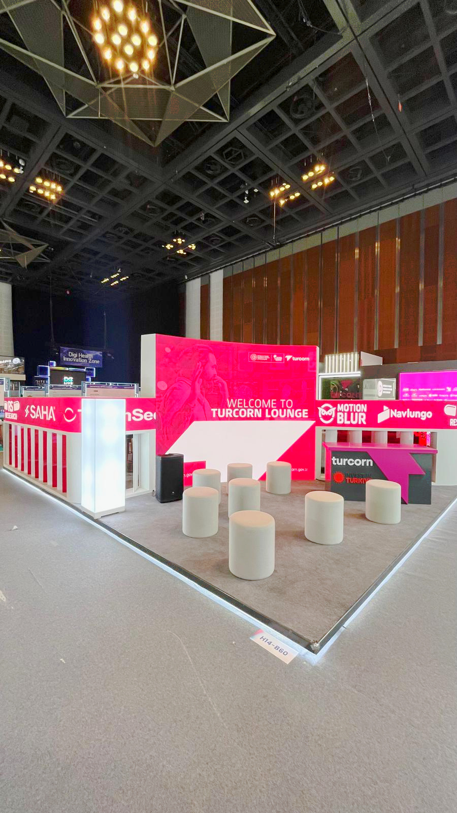 Turcorn 100 Bespoke stand at GITEX Global, view 1