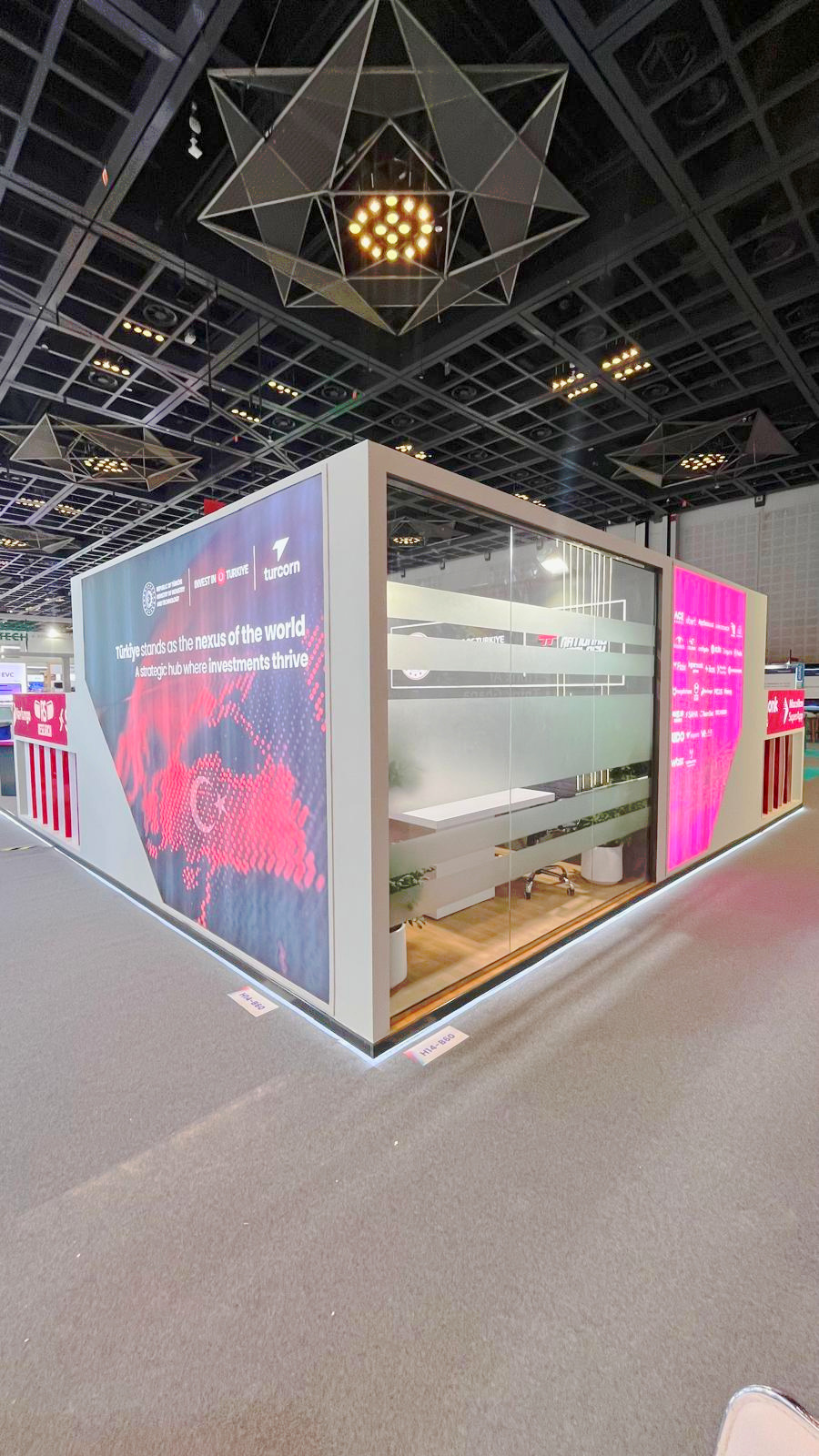 Turcorn 100 Bespoke stand at GITEX Global, view 3