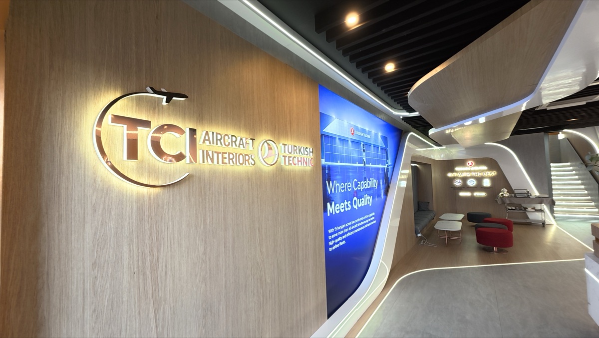 Turkish Airlines Bespoke stand at Farnborough International Airshow, view 14