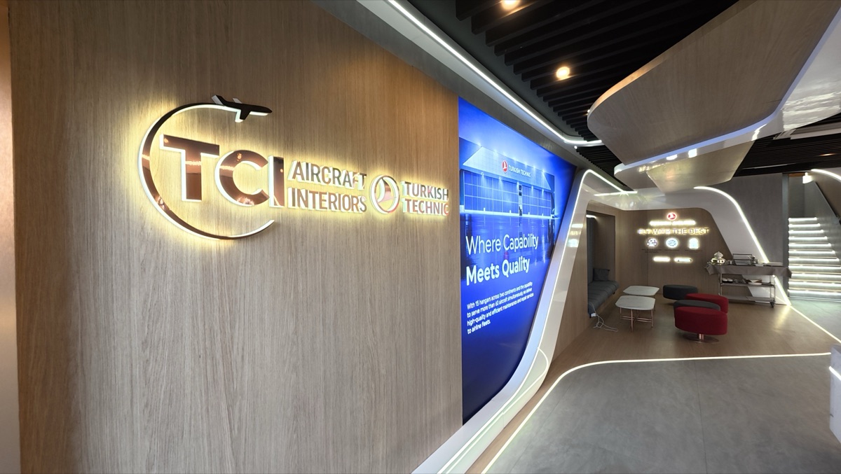 Turkish Airlines Bespoke stand at Farnborough International Airshow, view 15