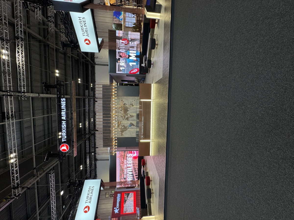 Turkish Airlines Bespoke stand at WTM London, view 4