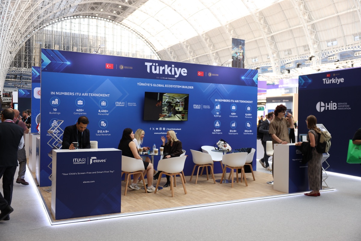Government of Türkiye DUM FLEX stand at London Tech Week, view 5