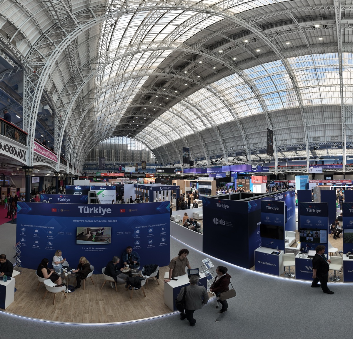 Government of Türkiye DUM FLEX stand at London Tech Week, view 14