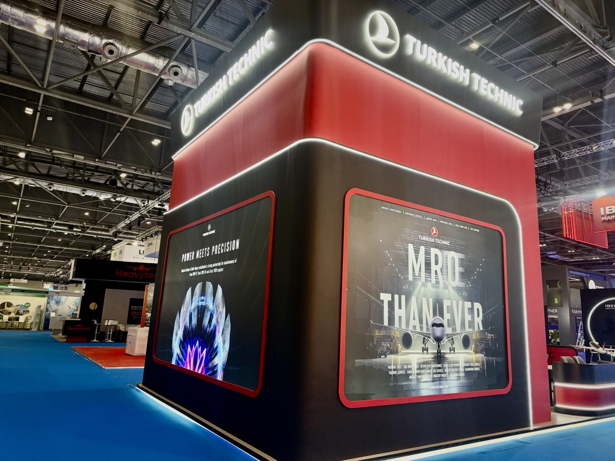 Turkish Technic Bespoke stand at MRO Europe, view 3